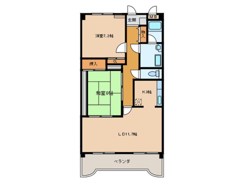 間取図 スカイコ－ト２１