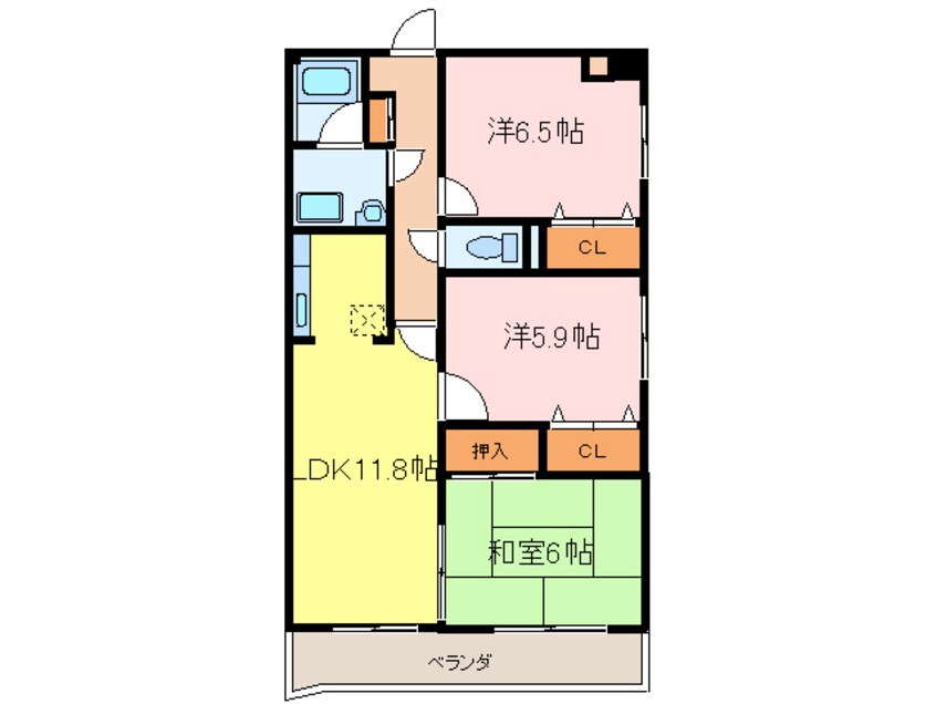 間取図 スカイコ－ト２１