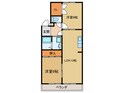 アビテ八ツ田の間取図