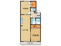 アビテ八ツ田の間取図