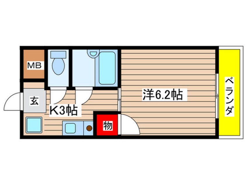 間取図 エクセル塩釜Ⅱ