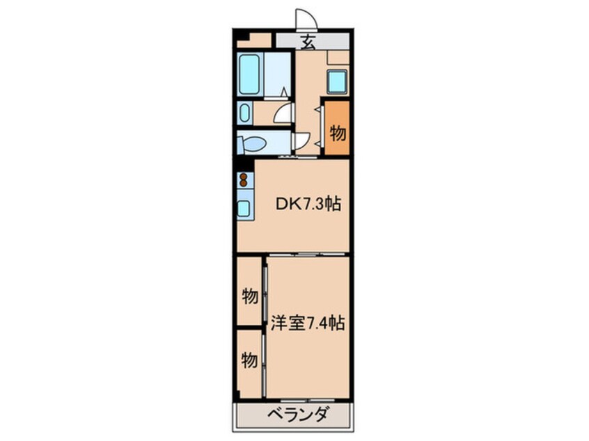 間取図 センチュリ－パ－ク小碓