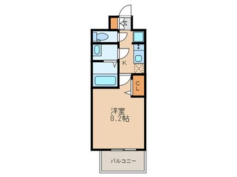 間取図 プレサンス広小路通パルス