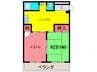 紫磨ビル 2LDKの間取り