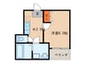 ＦＲＥＹＲ茶臼前 1Kの間取り