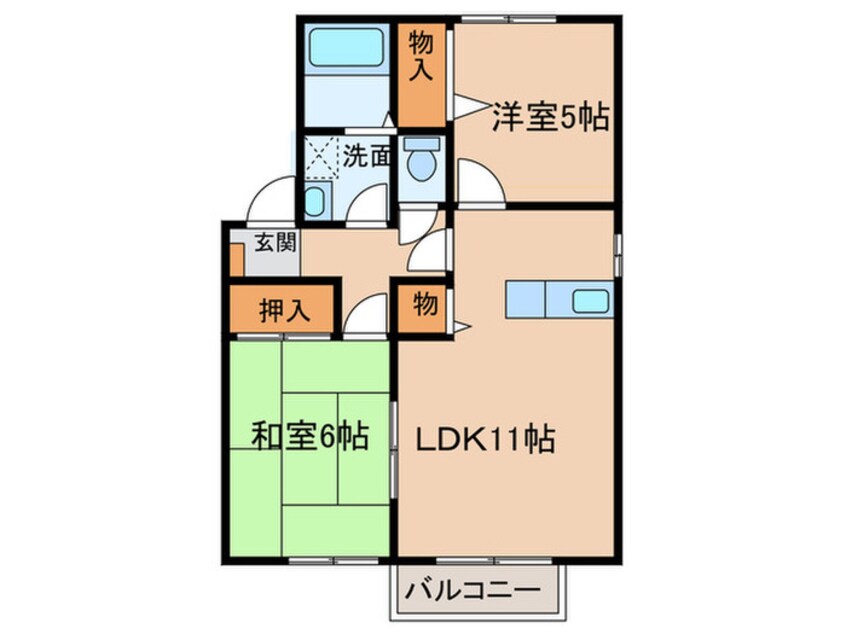 間取図 セリ－ン　クマイデン