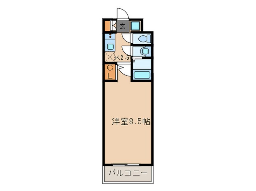 間取図 S-RESIDENCE志賀本通