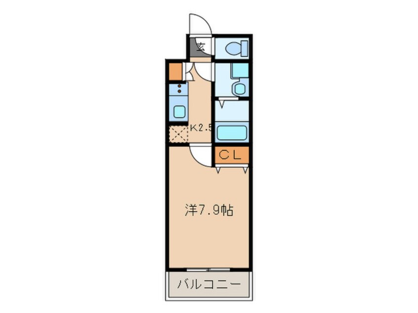間取図 S-RESIDENCE志賀本通