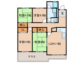 間取図 ＨＡＫＵＢＩレジデンス