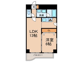 間取図 フロ－ラル今池