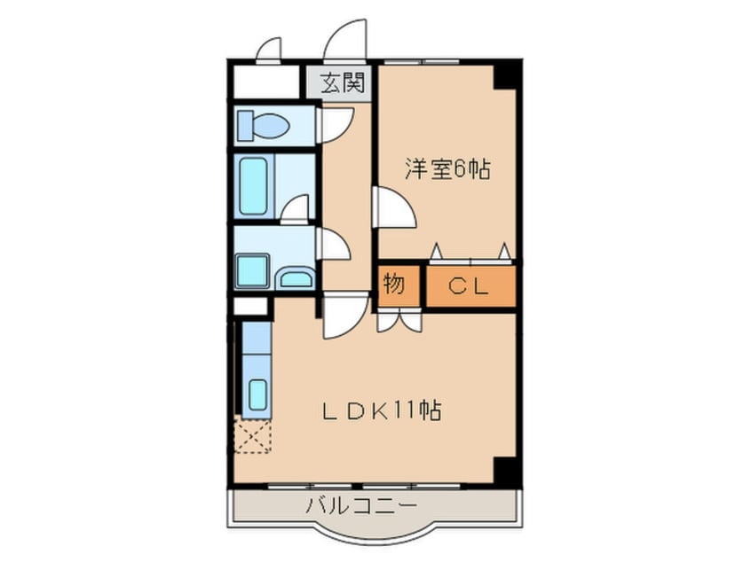 間取図 レジーナ鳥居松