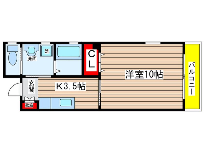 間取図 コンソラーレ中野