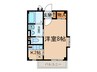 十夢 1Kの間取り
