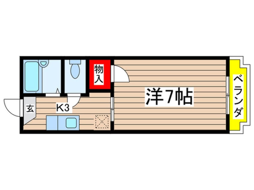 間取図 サンリバ－かわきん