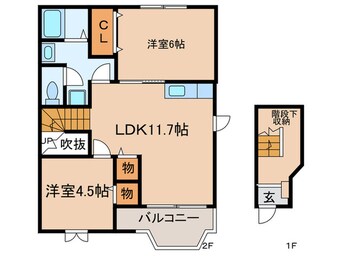 間取図 プルミエ気噴