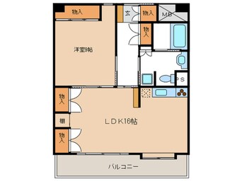 間取図 サンリット一番館