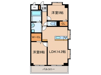間取図 エール中島