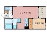 REGALEST FELICE 1LDKの間取り