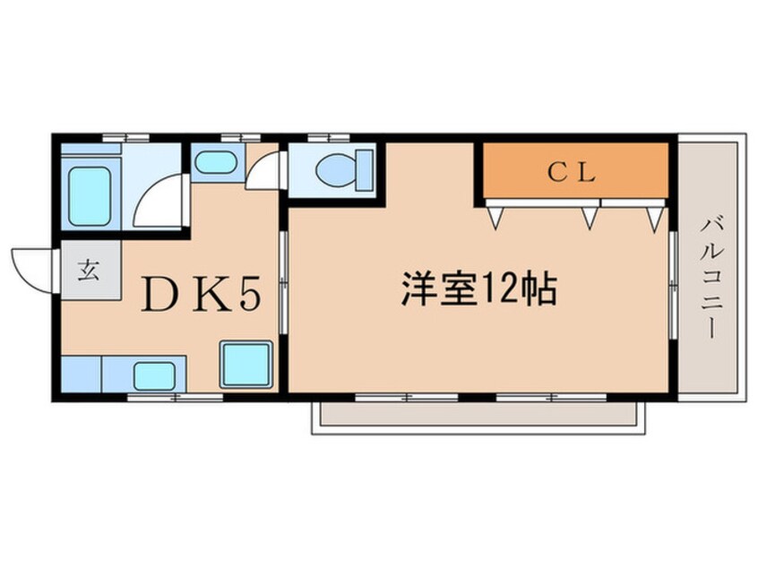 間取図 コーポ川井