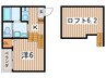 GRANDFORME堀田 1Kの間取り