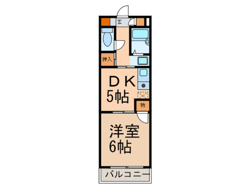 間取図 タウンＭ＆Ｅ