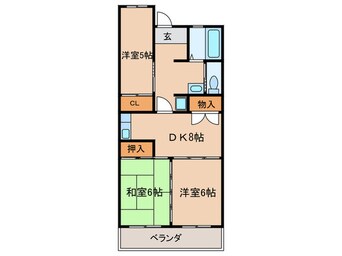 間取図 Ｌｉｆｅ２１