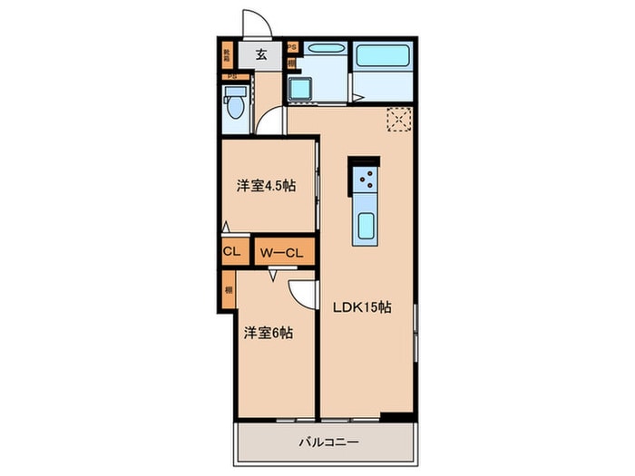 間取り図 アンバーハイツ