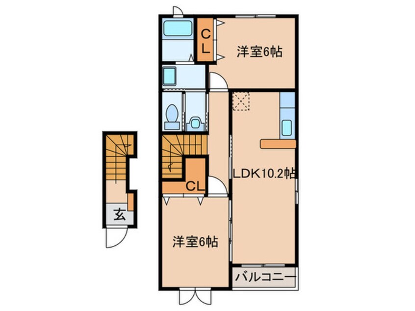 間取図 メゾン清里