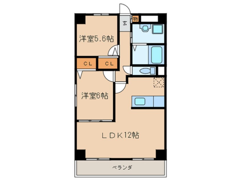 間取図 グランシャロ－Ⅰ