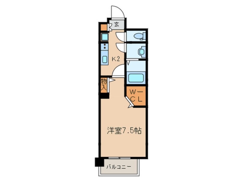 間取図 パルティール中村公園