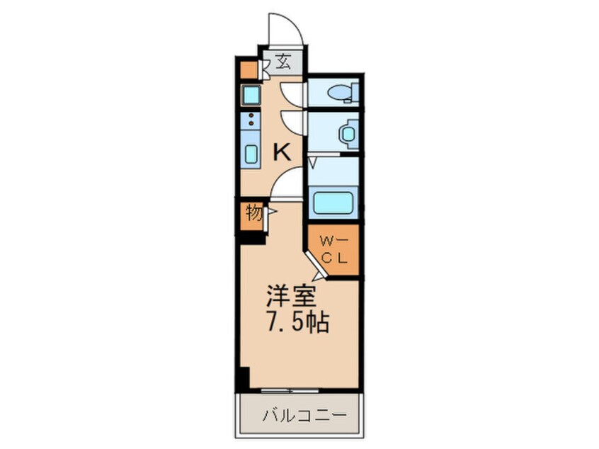 間取図 パルティール中村公園