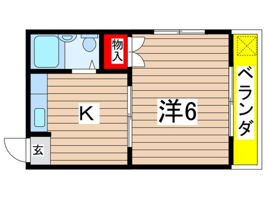 間取図 シャンポ－ル藤美