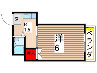 間取図 シャンポ－ル藤美