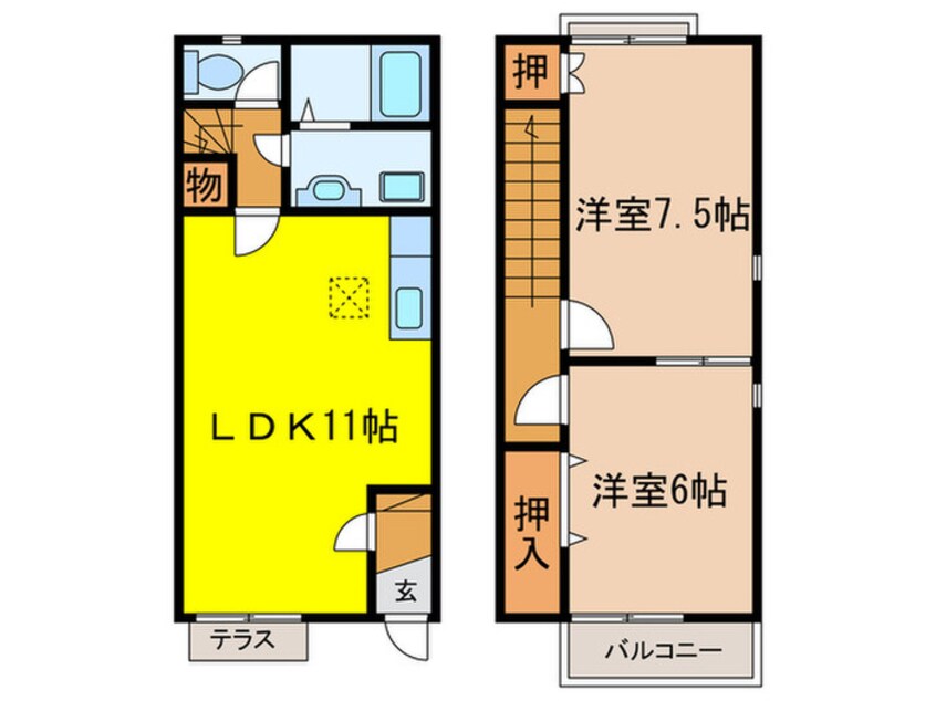 間取図 ＦＯＲＥＳＴ