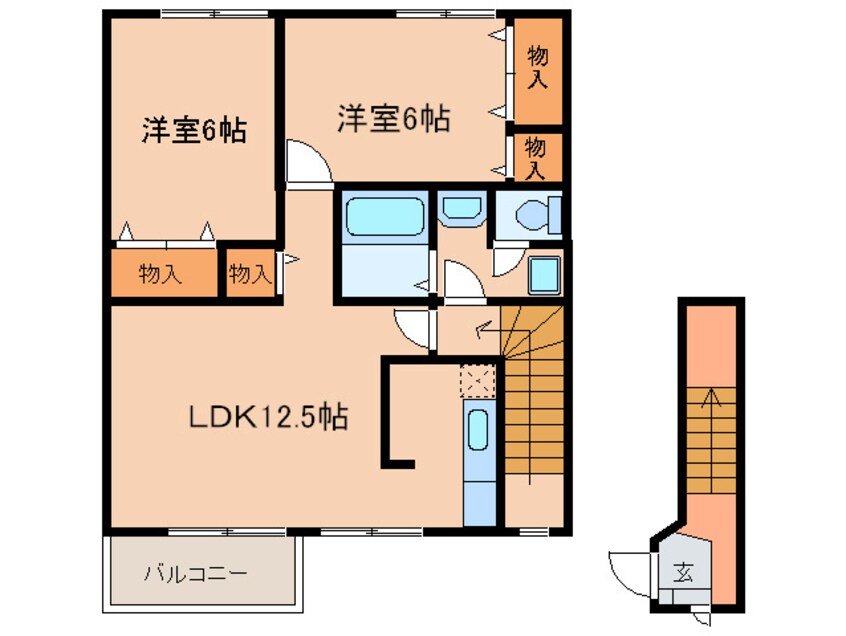 間取図 ヴィラ南風