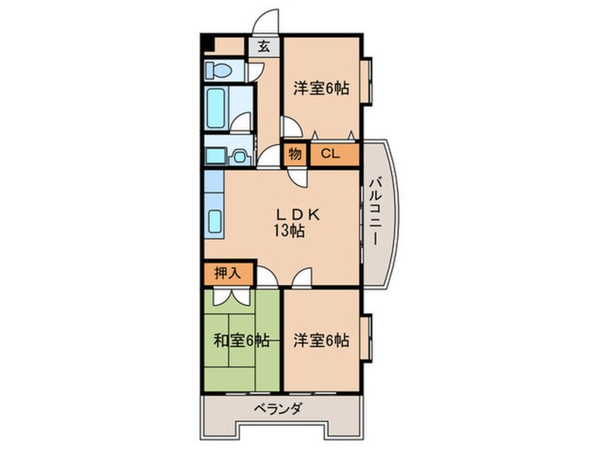 間取図 マルカネエクセレンス