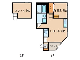 間取図 ディアコート日比野