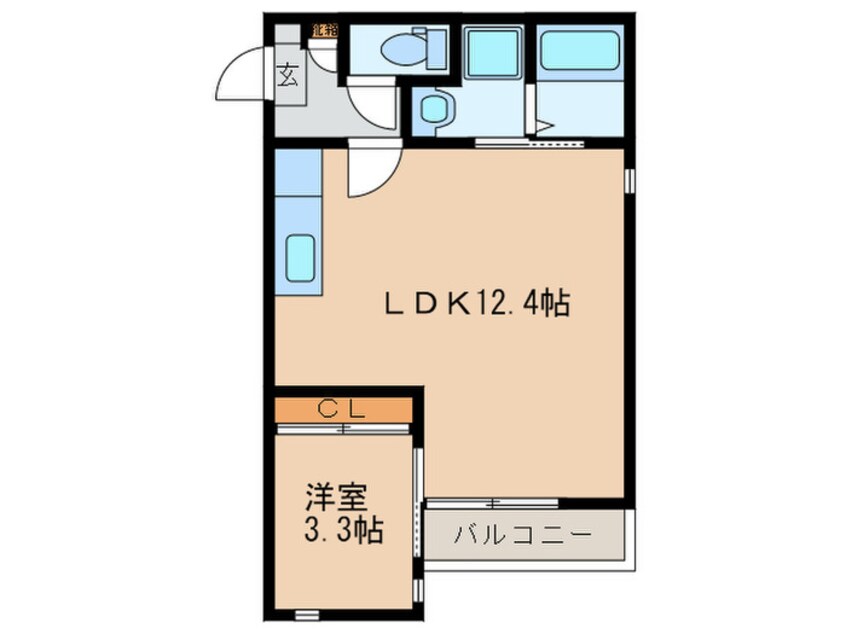 間取図 Ｇｒａｎｄｔｉｃ中村区役所