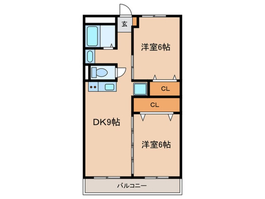 間取図 ピアチェーレ江南