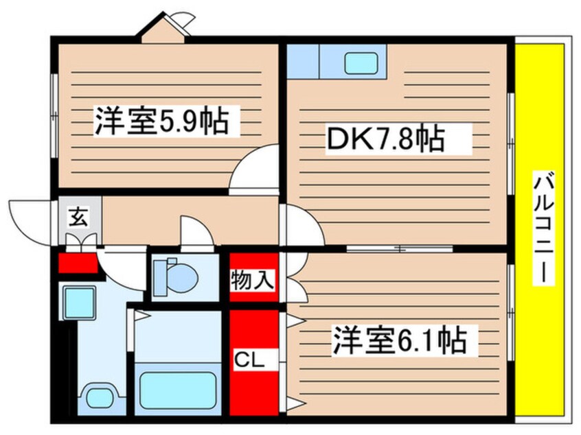 間取図 フローリストＴｓｕｚｕｋｉ