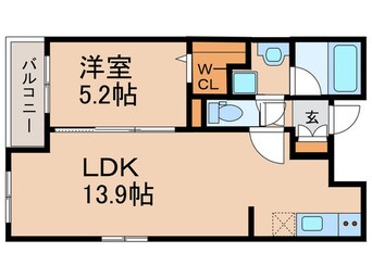 間取図 カロス新栄