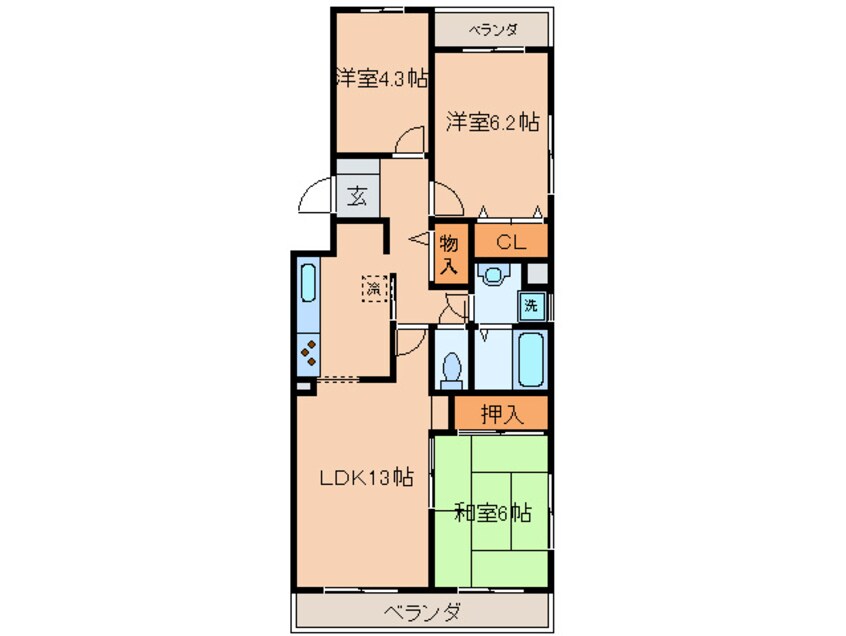 間取図 パーク・ノヴァ・徳川園