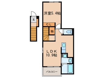 間取図 シェモア角割