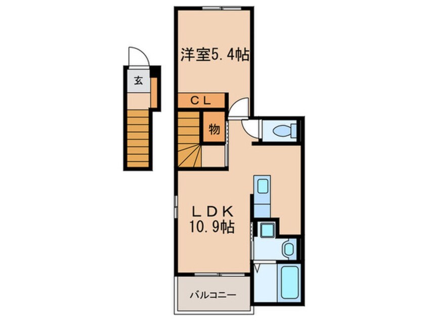 間取図 シェモア角割