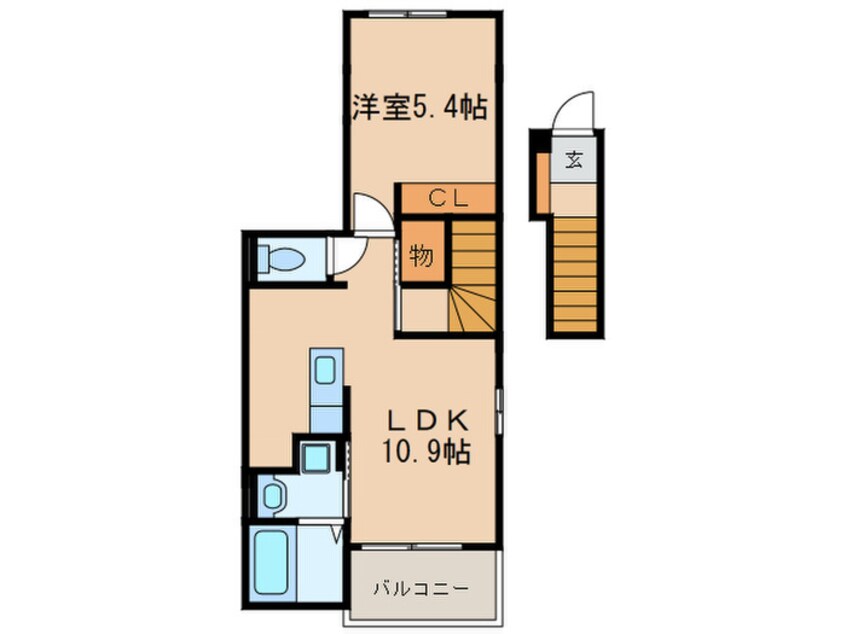 間取図 シェモア角割