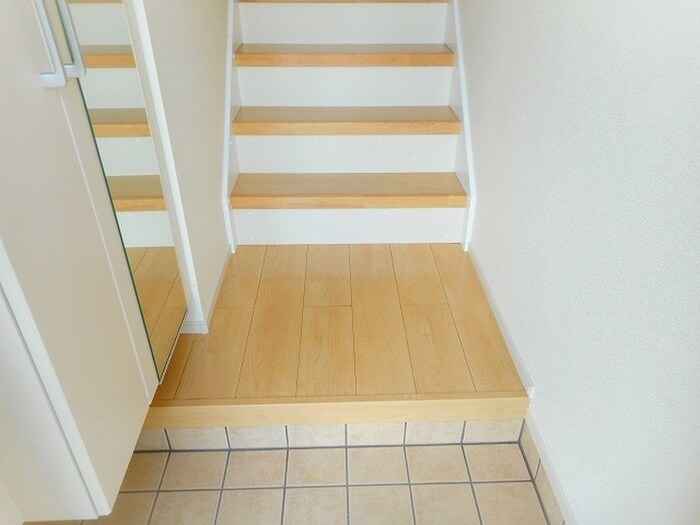 玄関 シェモア角割