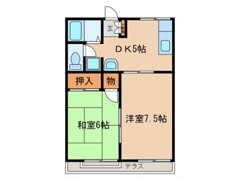 間取図 ニュ－ハイツ