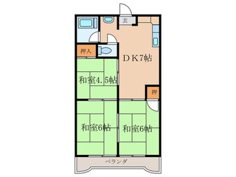 間取図 レジデンス喜多山