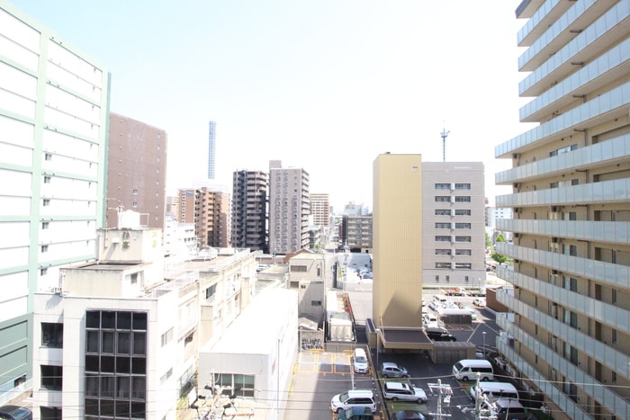 室内からの展望 レインボ－ピア記念橋