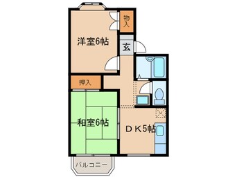 間取図 ｼﾞﾕﾈｽ成田